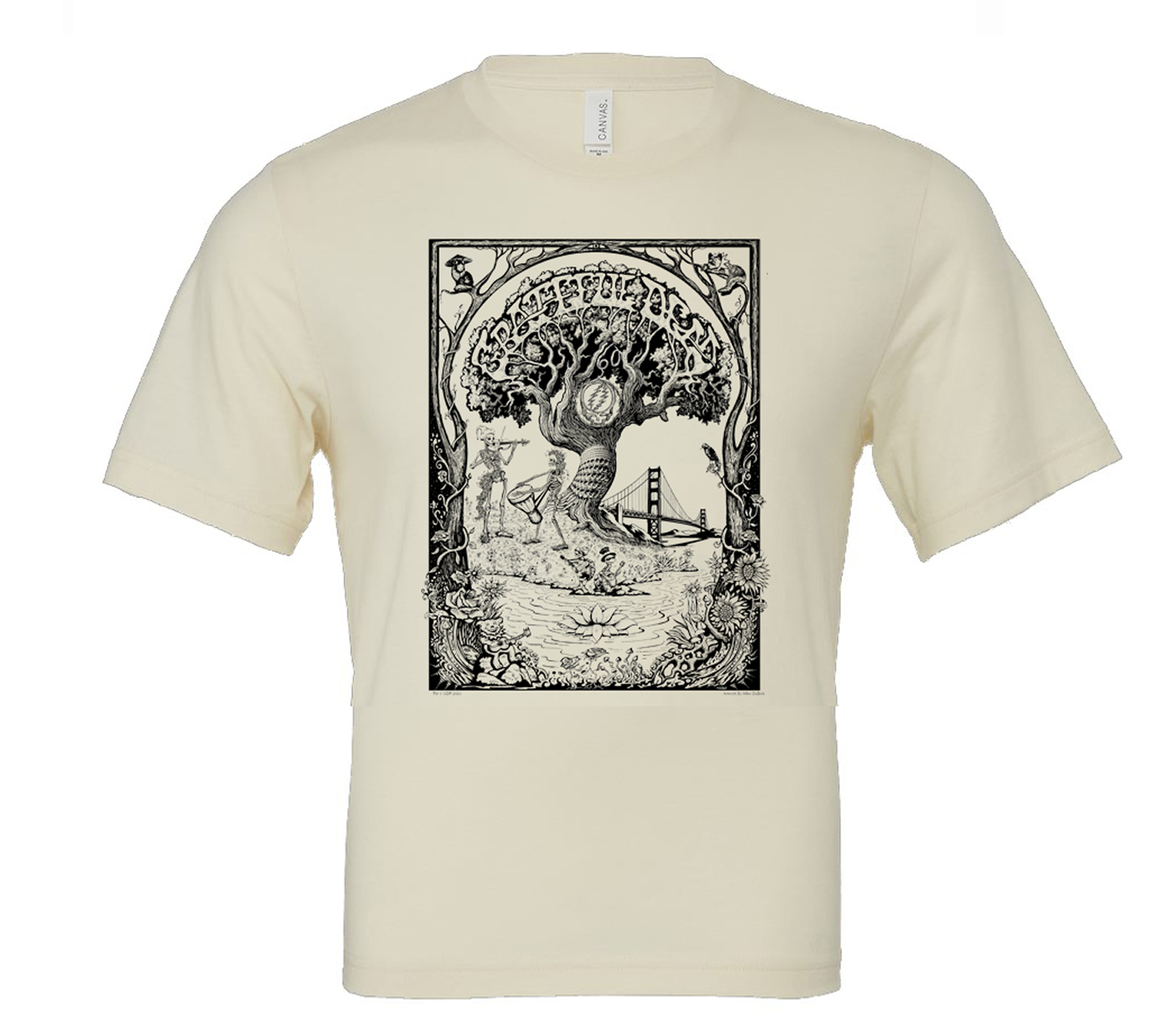 TW-458 // Grateful Dead 60 unbleached (natural)