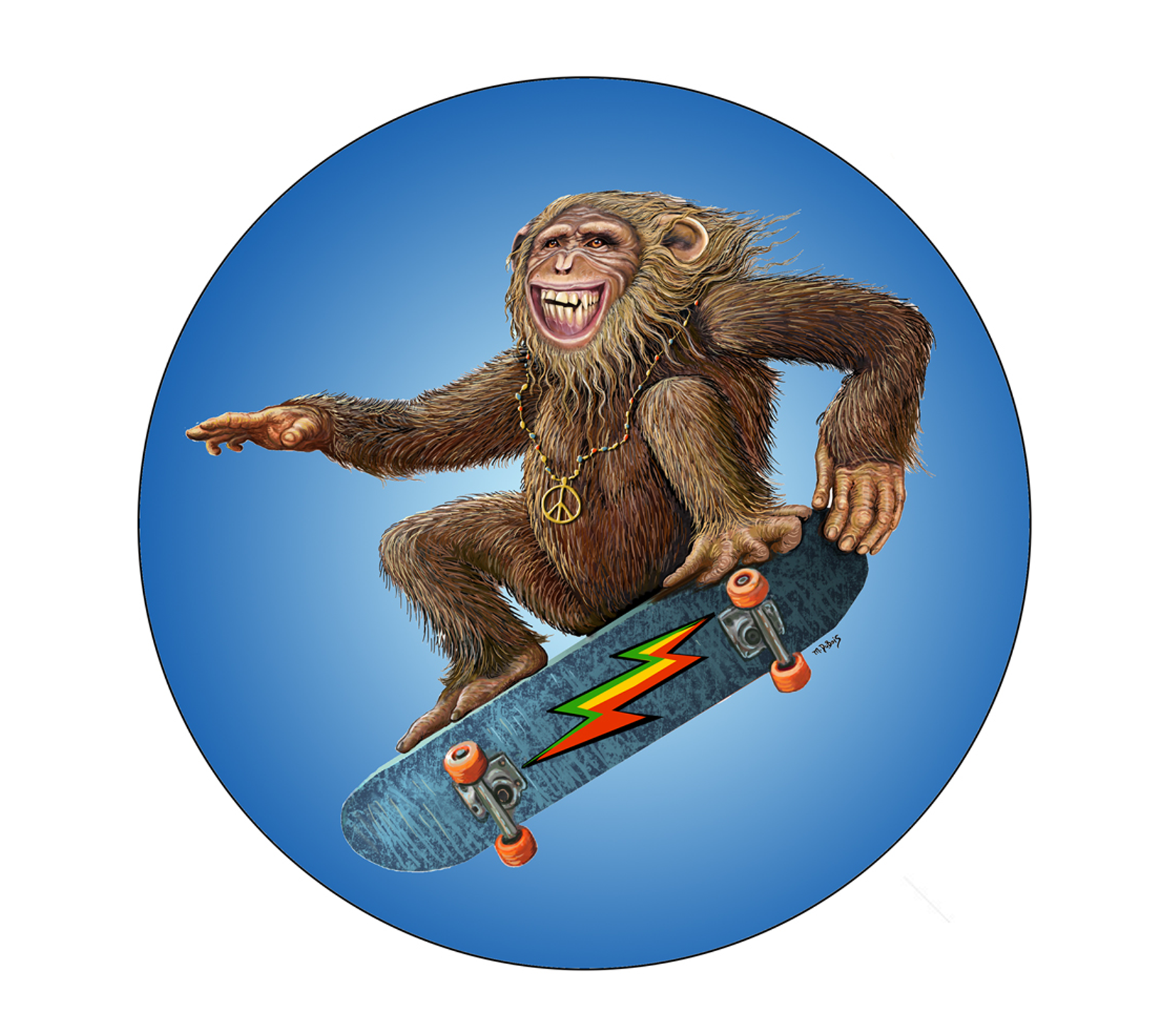 DS-577 // Skateboard Monkey