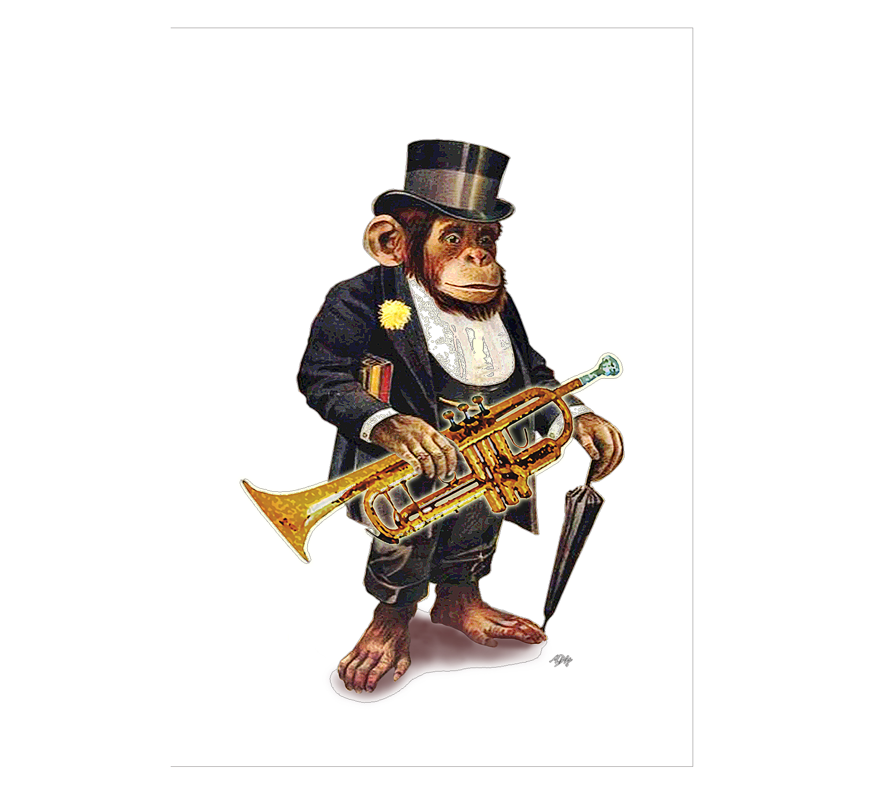 L-517 // Chimp w/ Trumpet