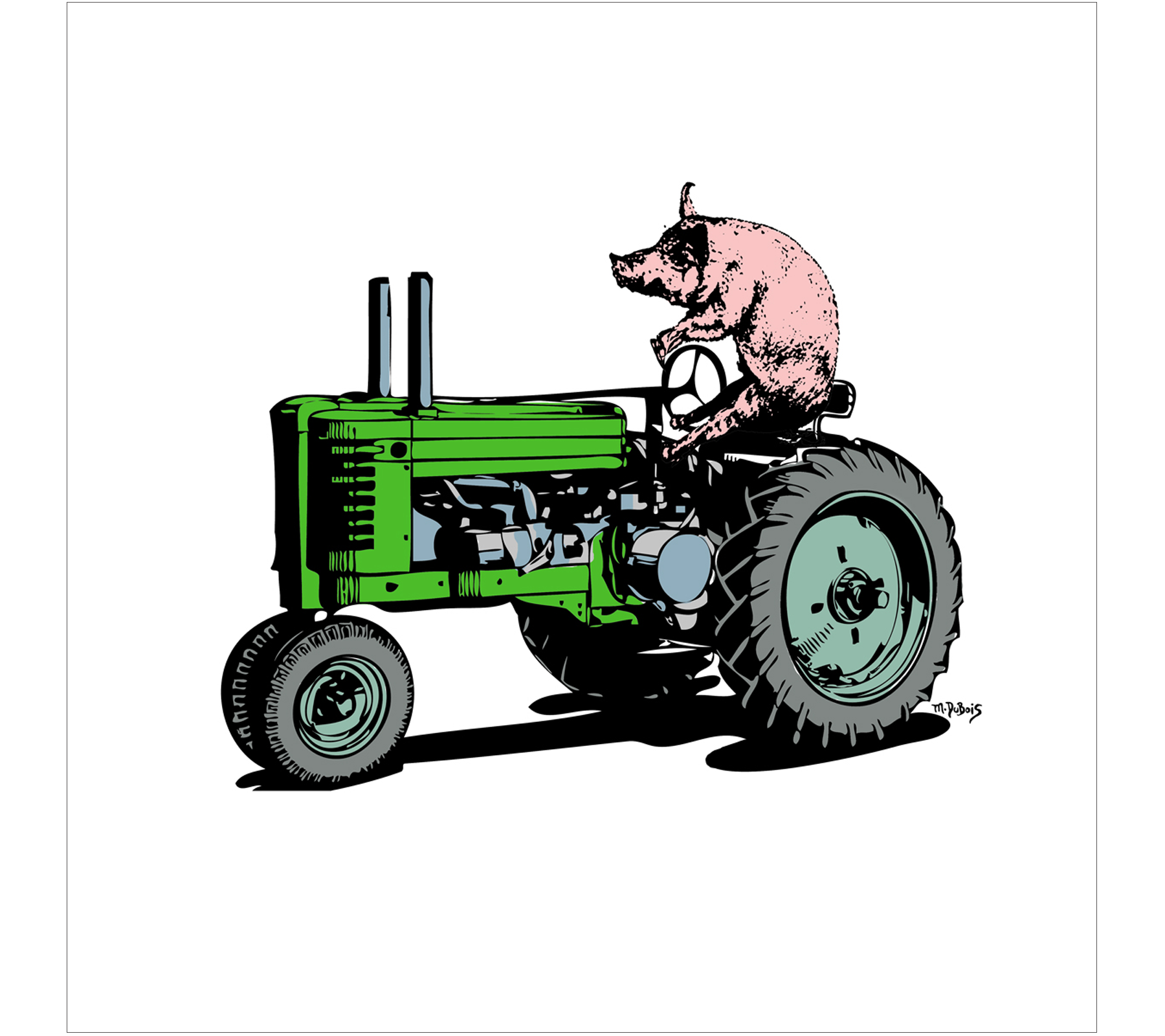 L-528 // Pig On A Tractor